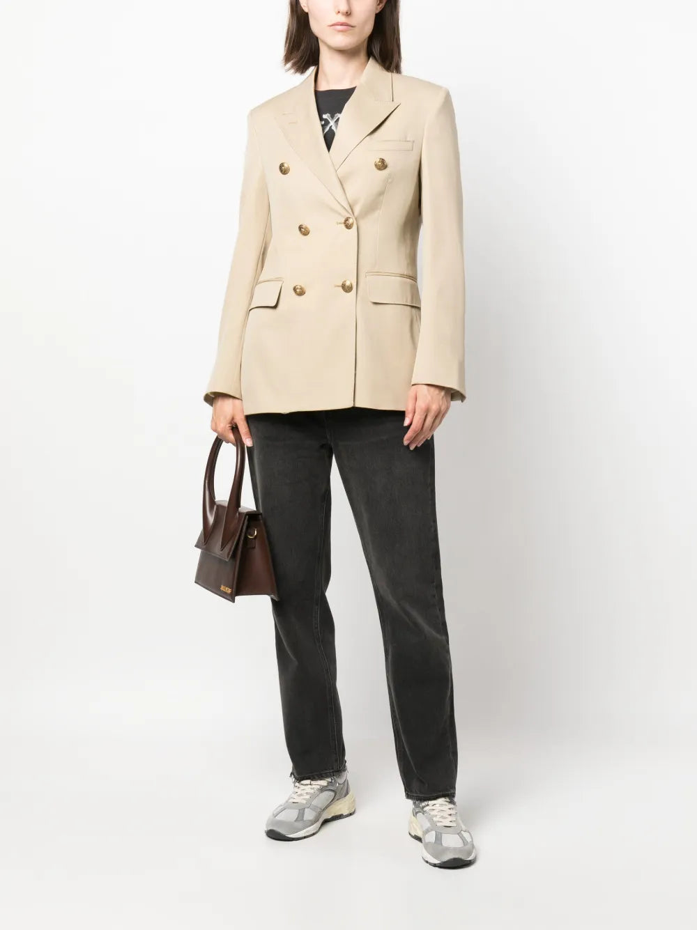 Double-Breasted Virgin Wool Blazer