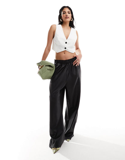 Cropped Tailored Waistcoat