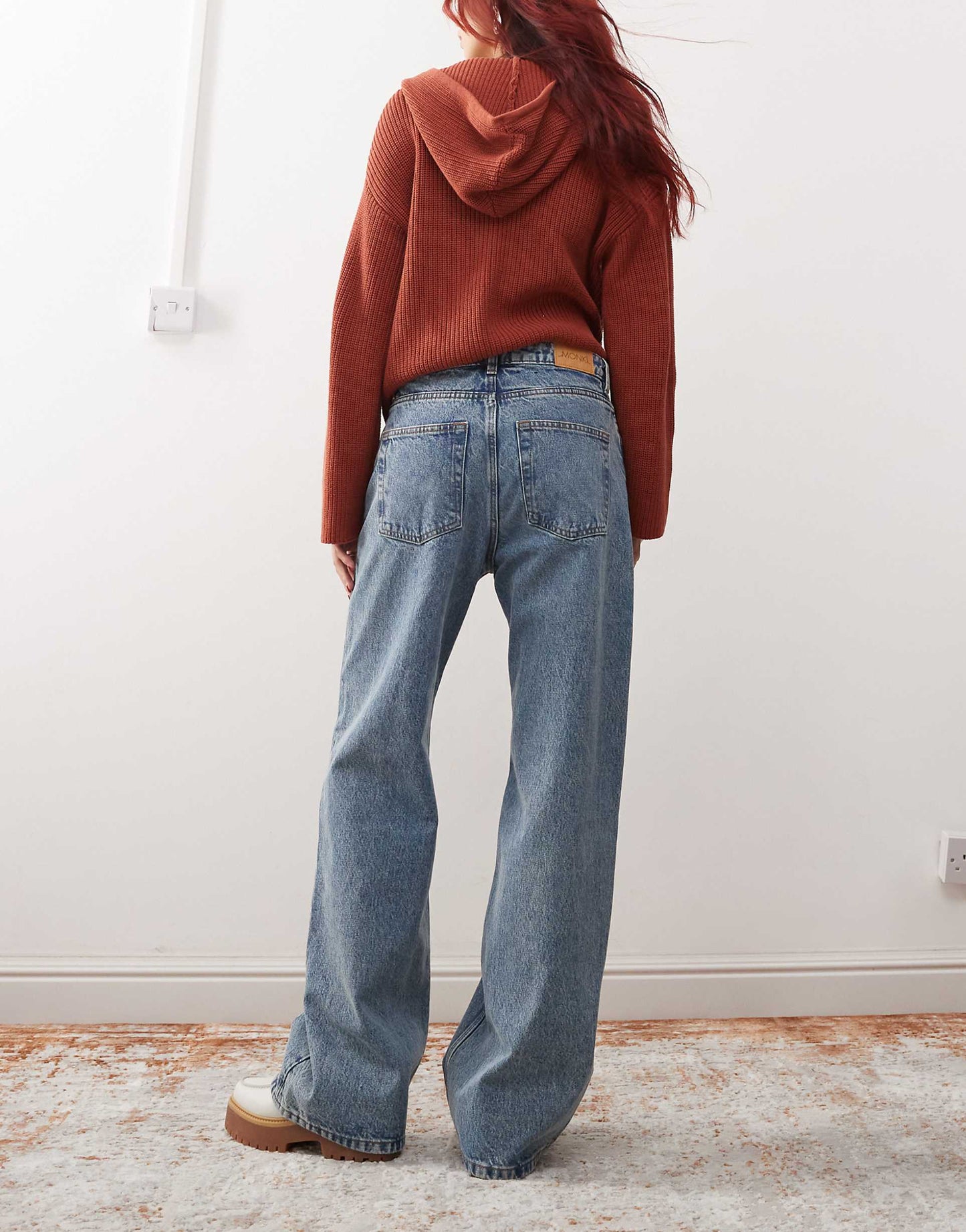 Naoki Low Rise Loose Fit Jeans