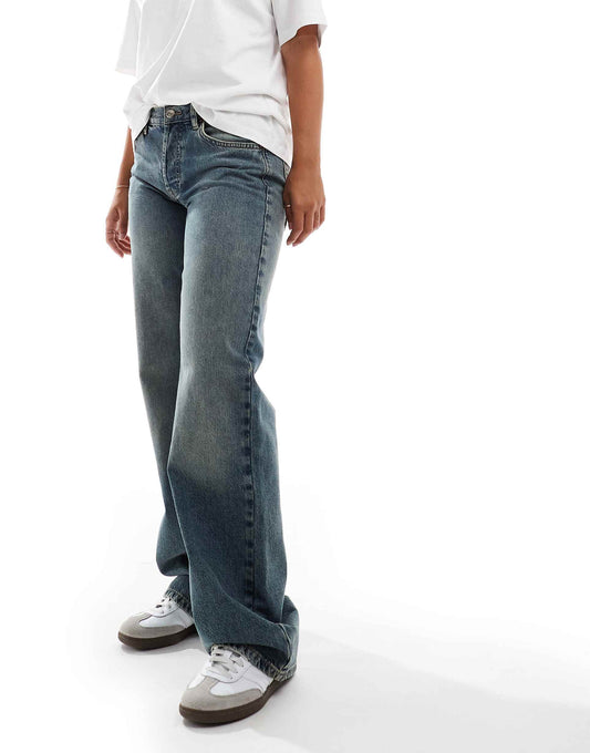 Hourglass Ember Low Rise Wide Leg Jean