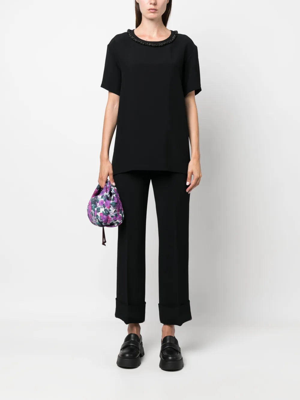 Tailored Cropped Trousers