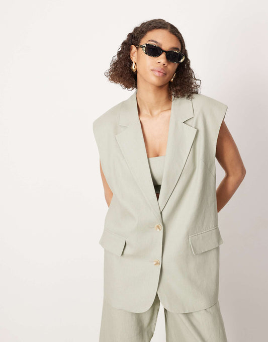 Longline Waistcoat Co-Ord