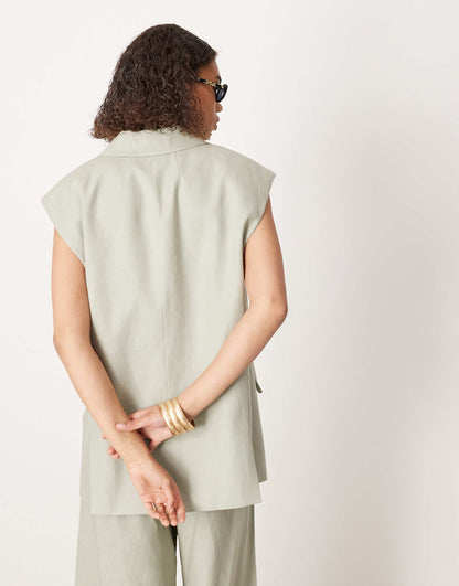 Longline Waistcoat Co-Ord
