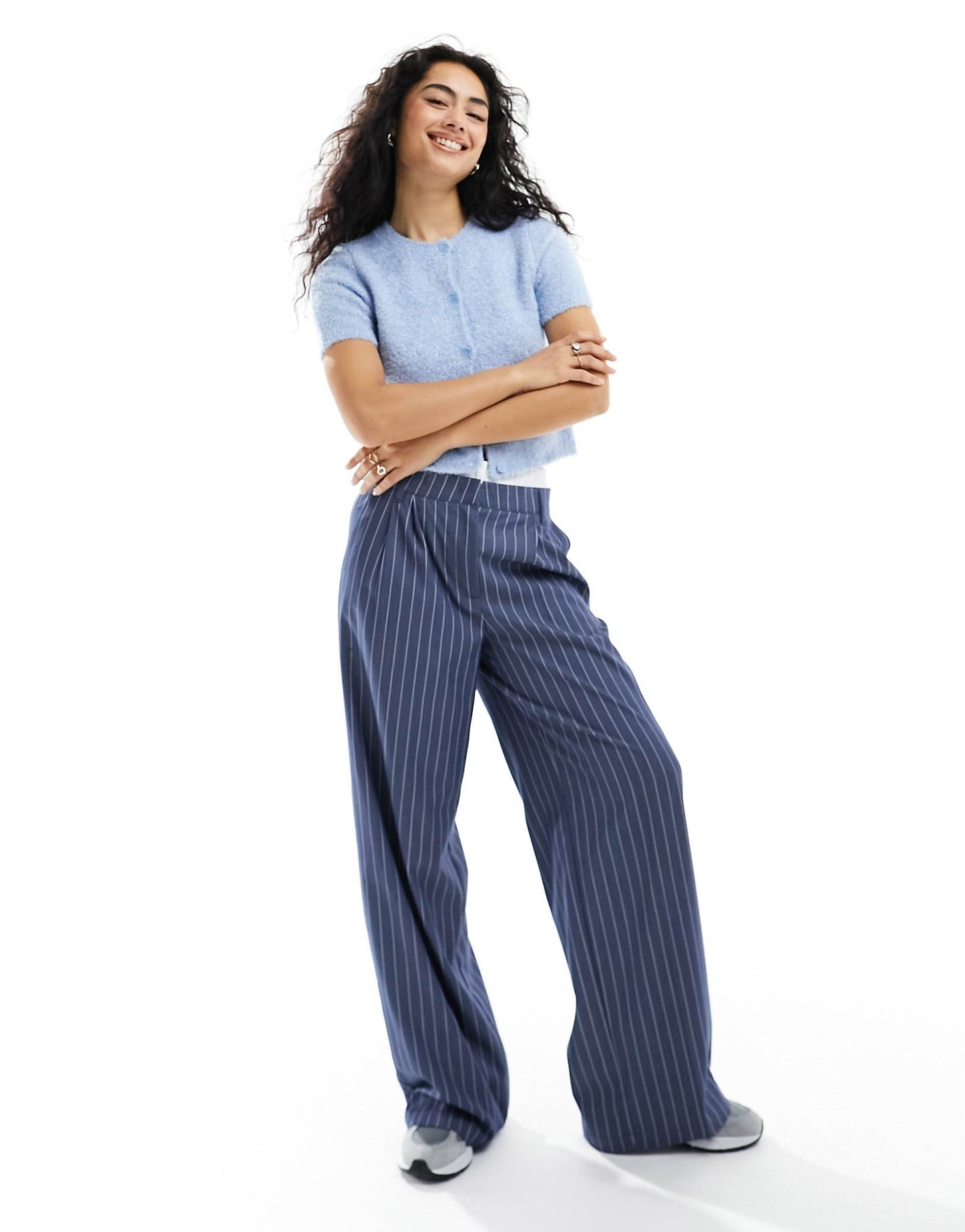 Knitted Button Front Short Sleeve Cardigan