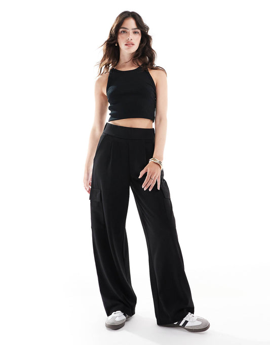 Wide Leg Cargo Trouser Co-Ord