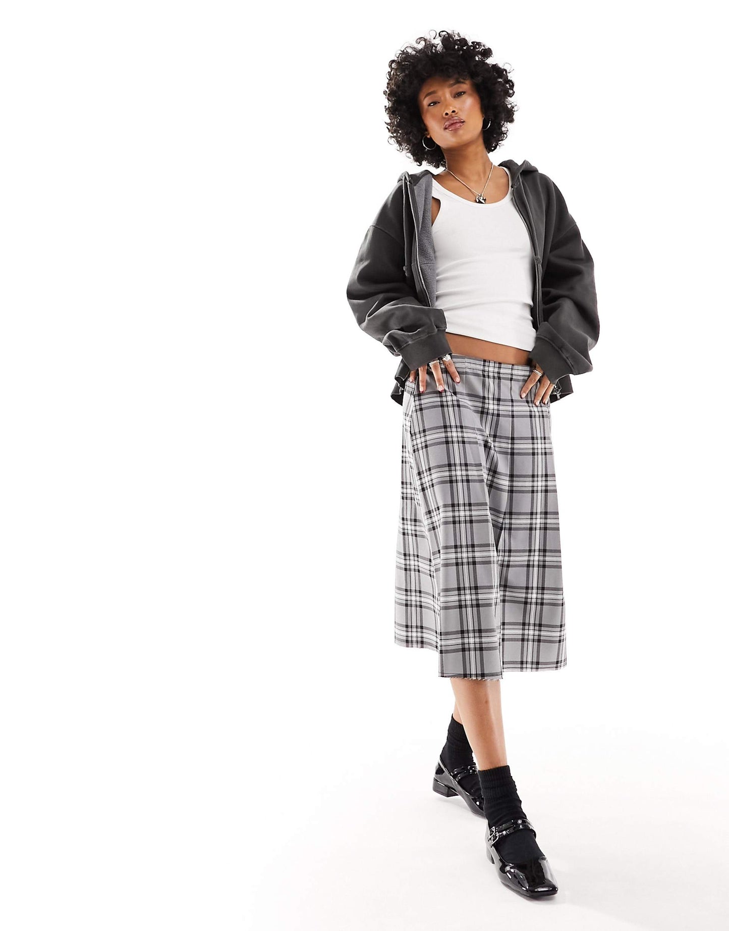 Boxy Heavyweight Jersey Zip Hoodie