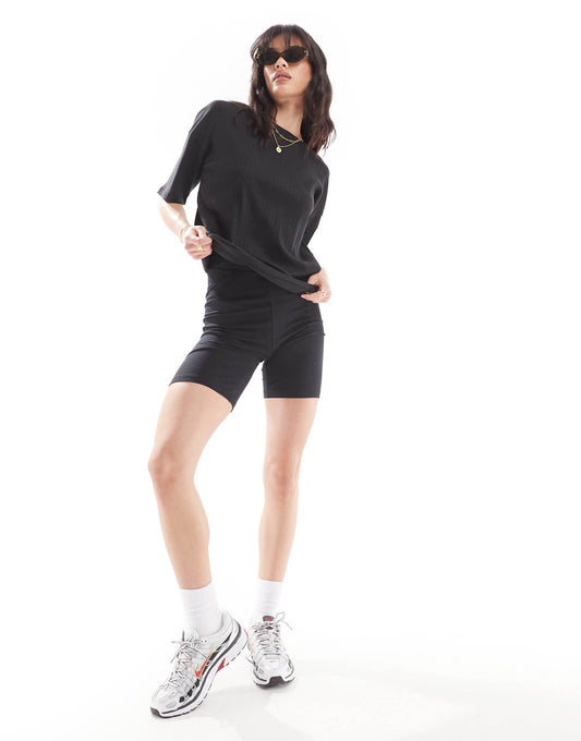 Ribbed Legging Short Co-Ord