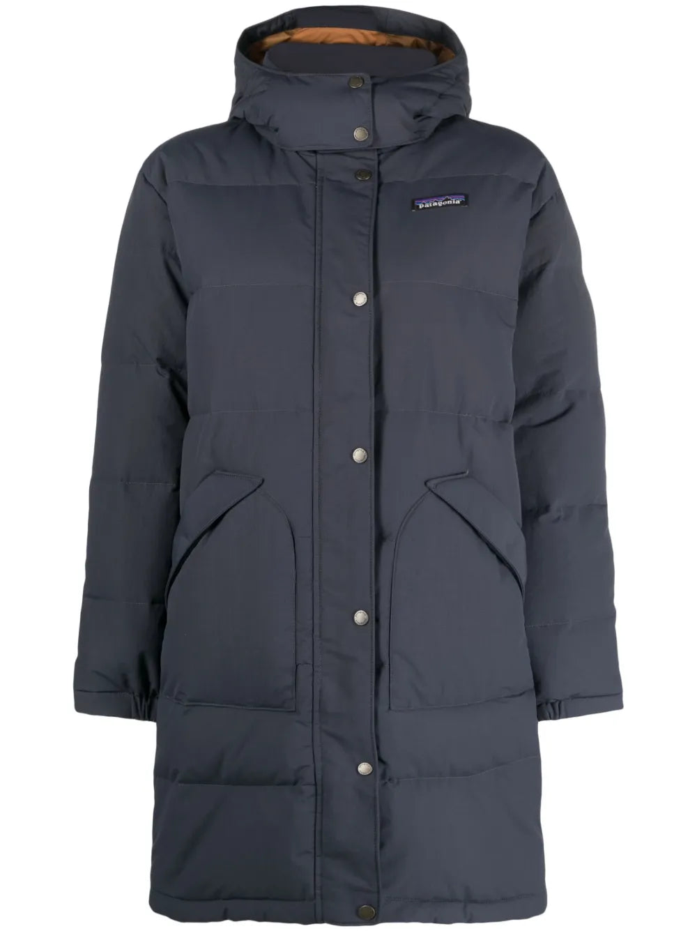 Downdrift Logo-Patch Parka Coat