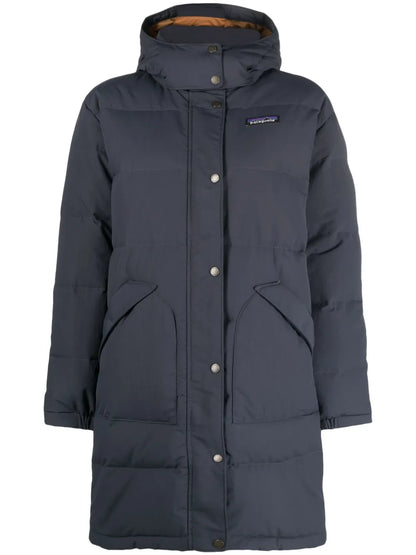 Downdrift Logo-Patch Parka Coat