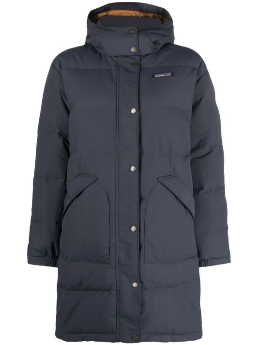 Downdrift Logo-Patch Parka Coat
