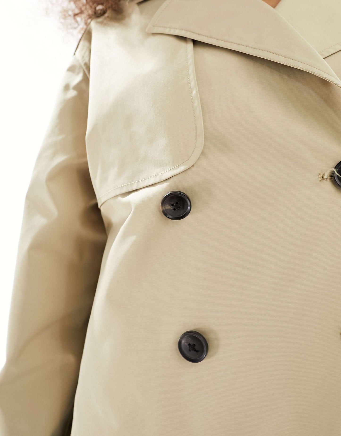 Cropped Trench Coat