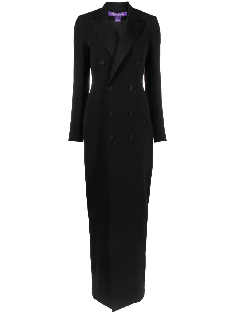 Double-Breasted Suit Maxi Dress
