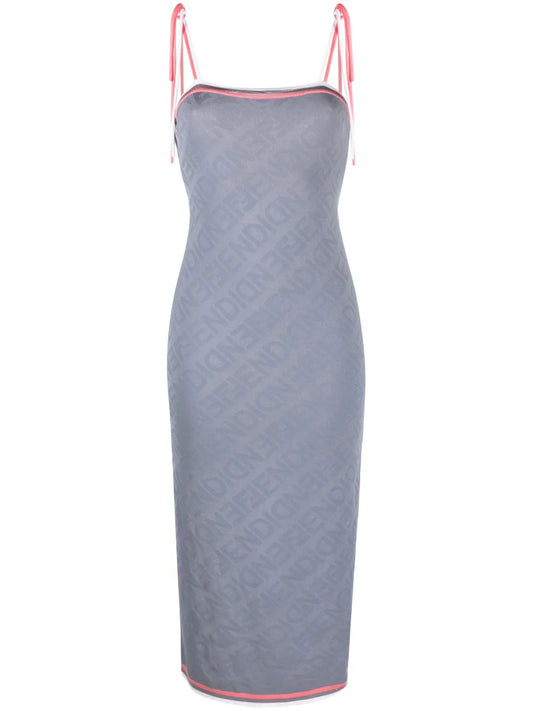 Fendi-Mirror Midi Dress