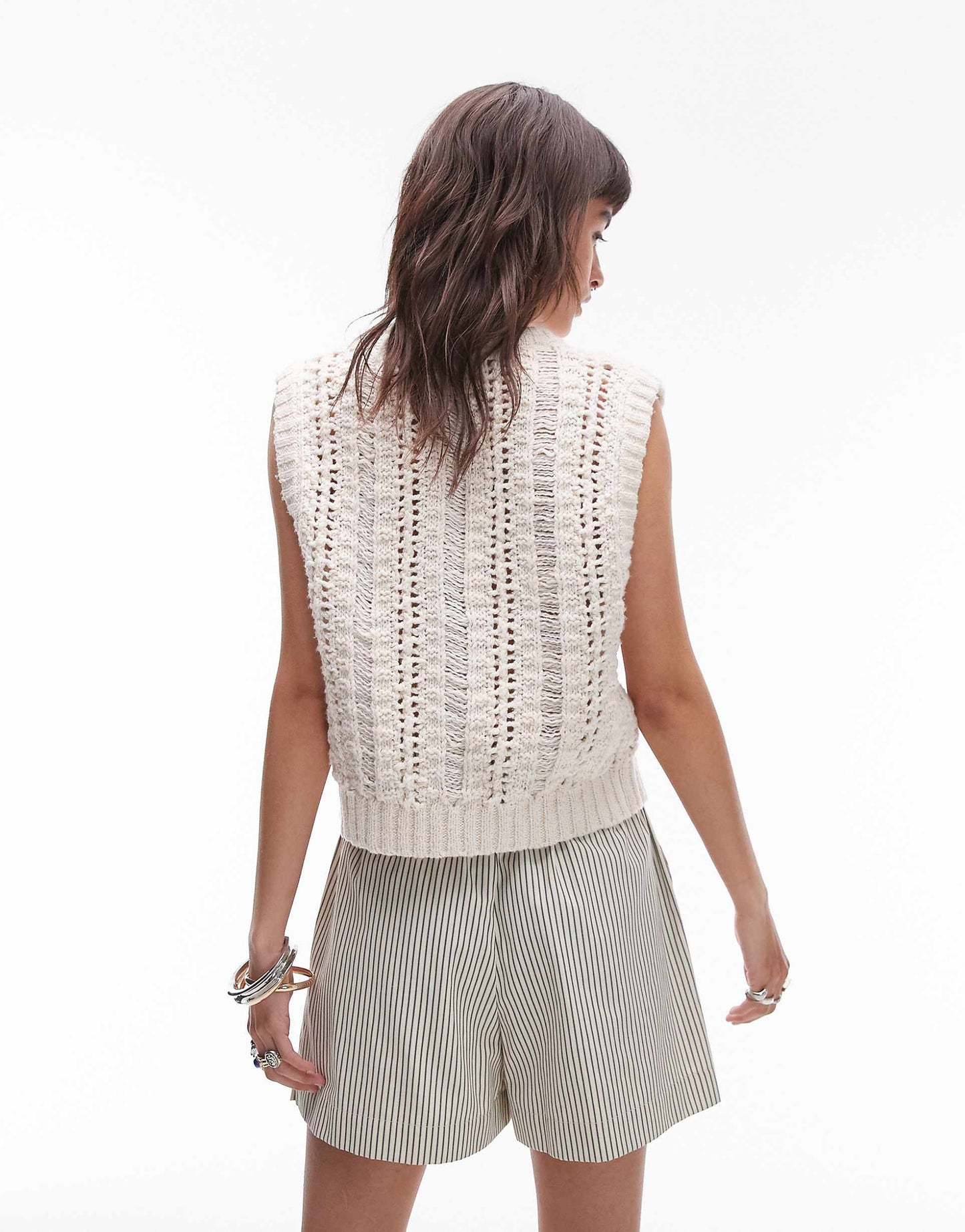 Knitted Stitch Detail Tank