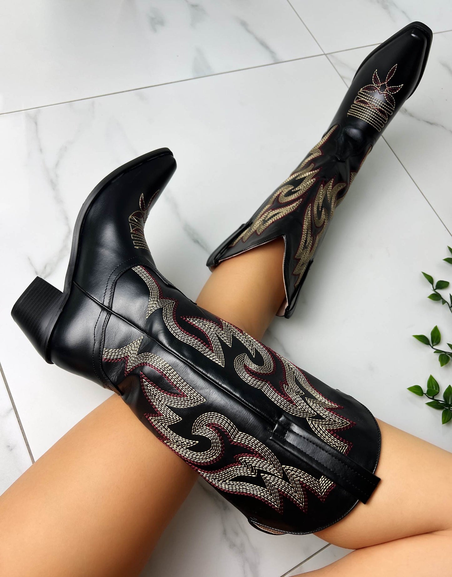 Cowboy Western Ankle Boots