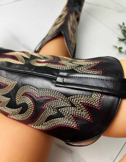 Cowboy Western Ankle Boots