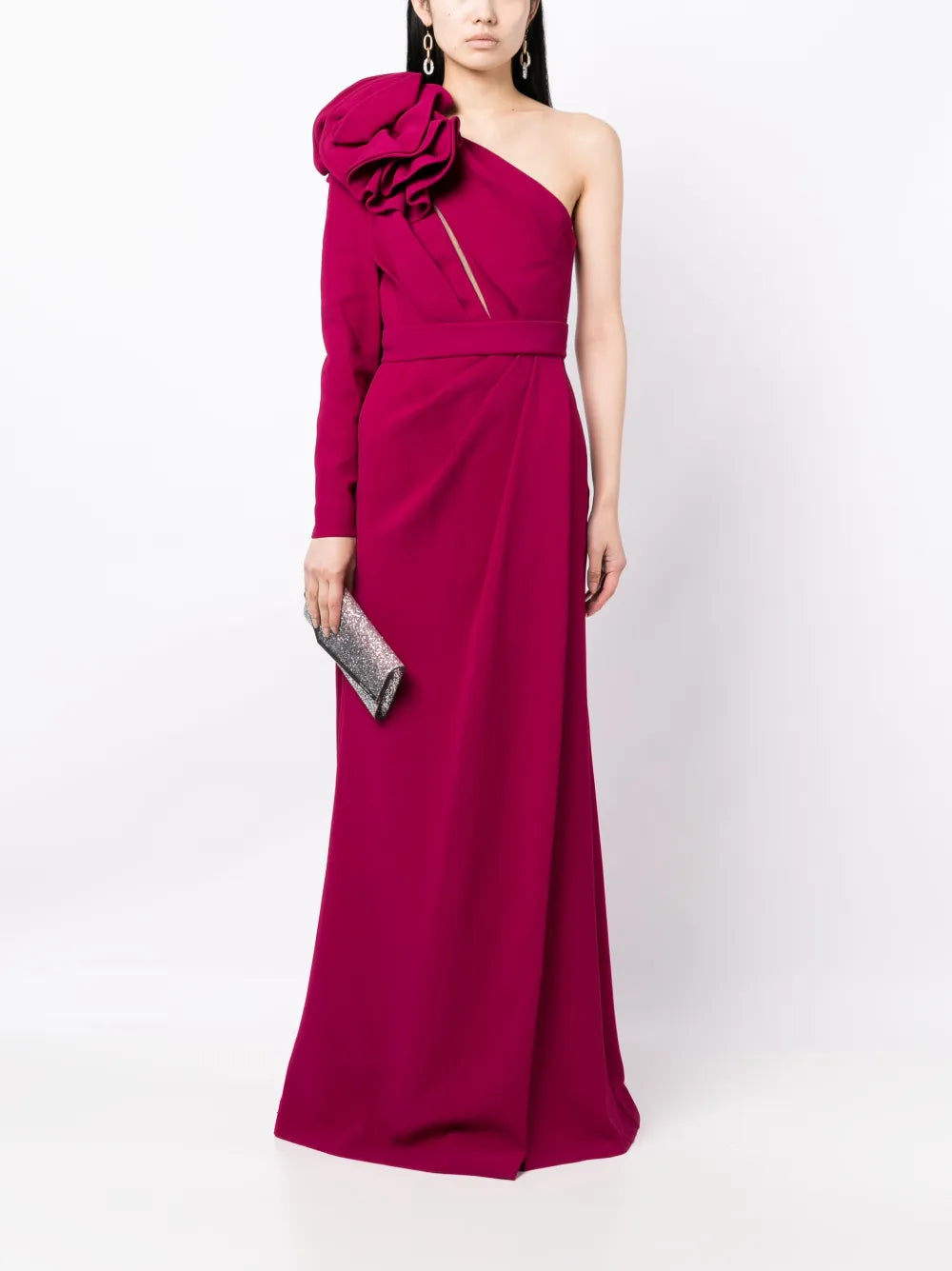 Cady Flower-Detailing Dress