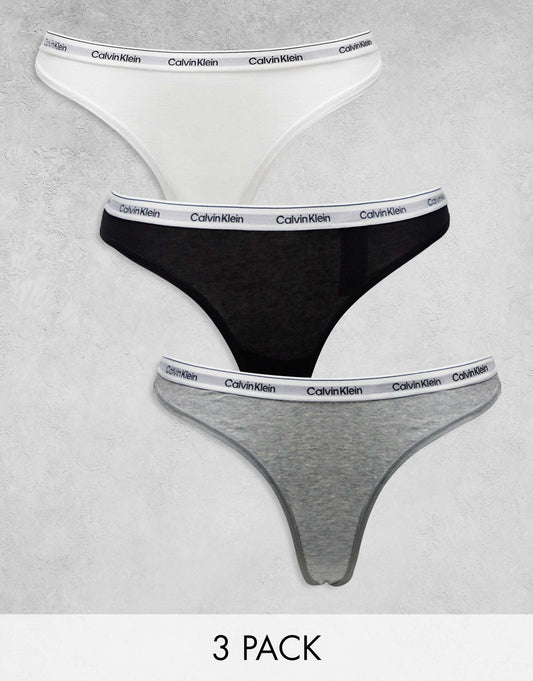 Modern Logo 3 Pack Thong