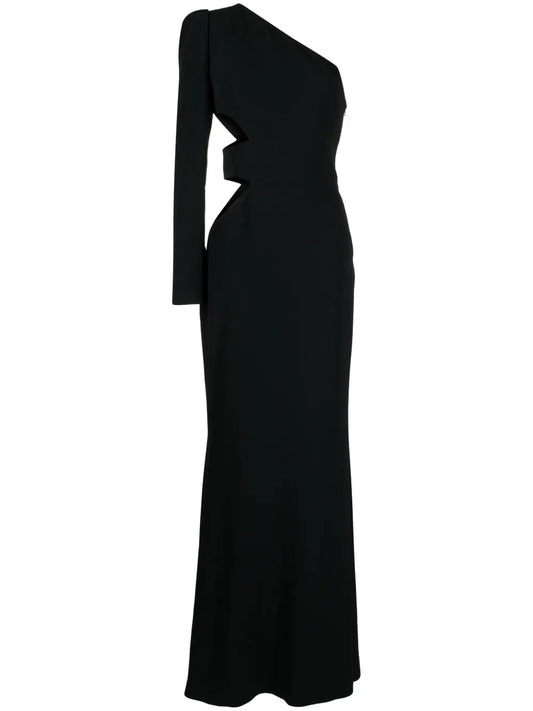 One-Shoulder Cut-Out Maxi Dress