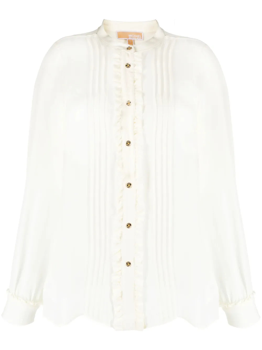 Ruffled Buttoned Shirt