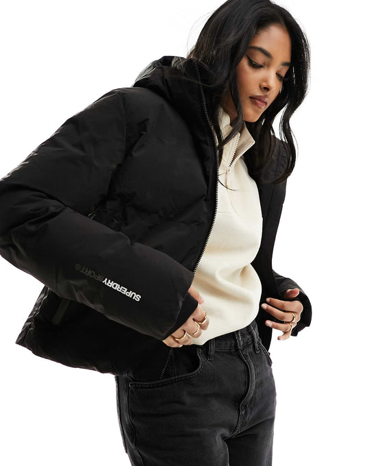 Hooded Boxy Puffer Jacket