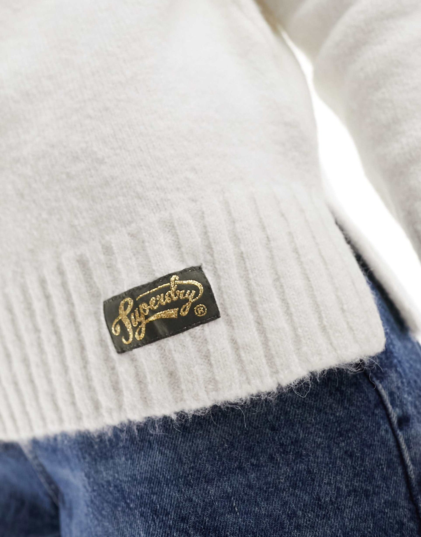 Essential Rib Knit Rollneck Jumper