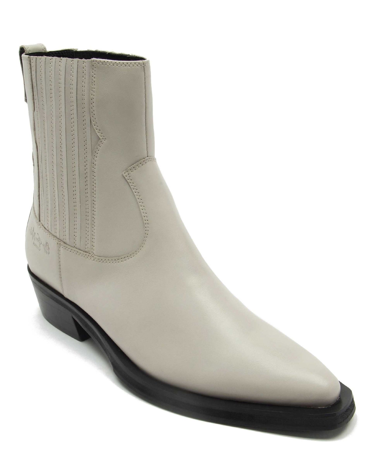 Bromley Western Leather Chelsea High Ankle Boot