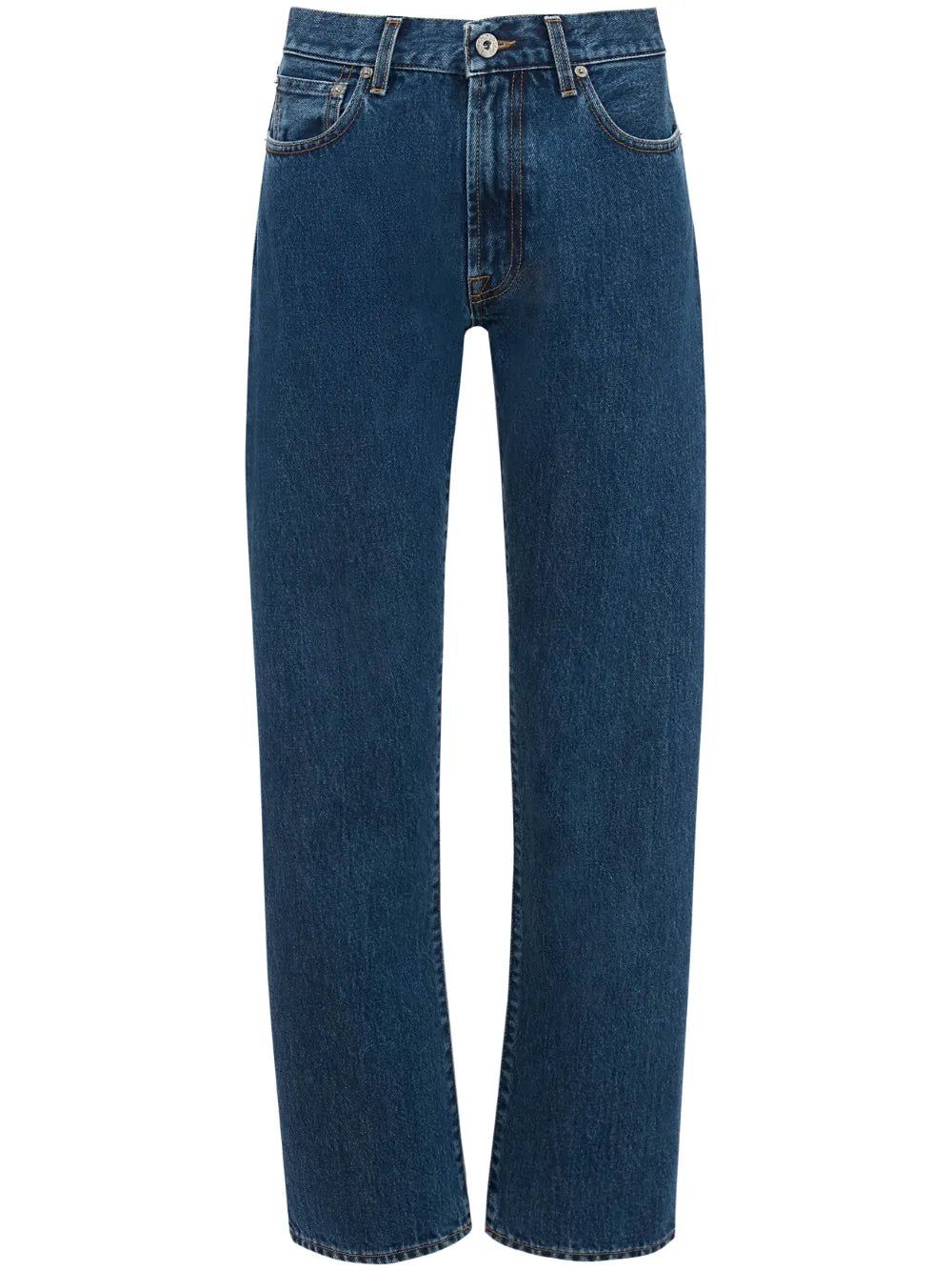 High-Rise Straight-Leg Jeans