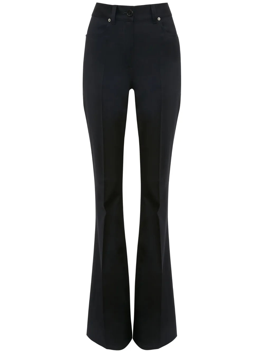 Pressed-Crease Tailored Trousers