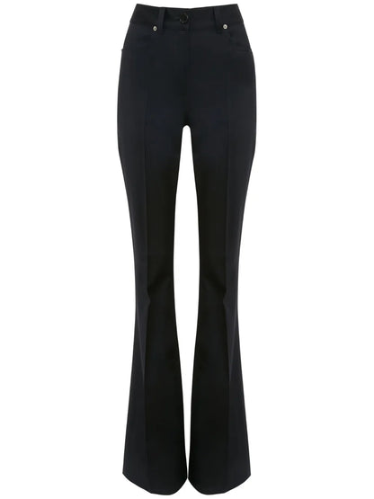 Pressed-Crease Tailored Trousers