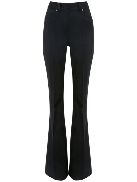 Pressed-Crease Tailored Trousers