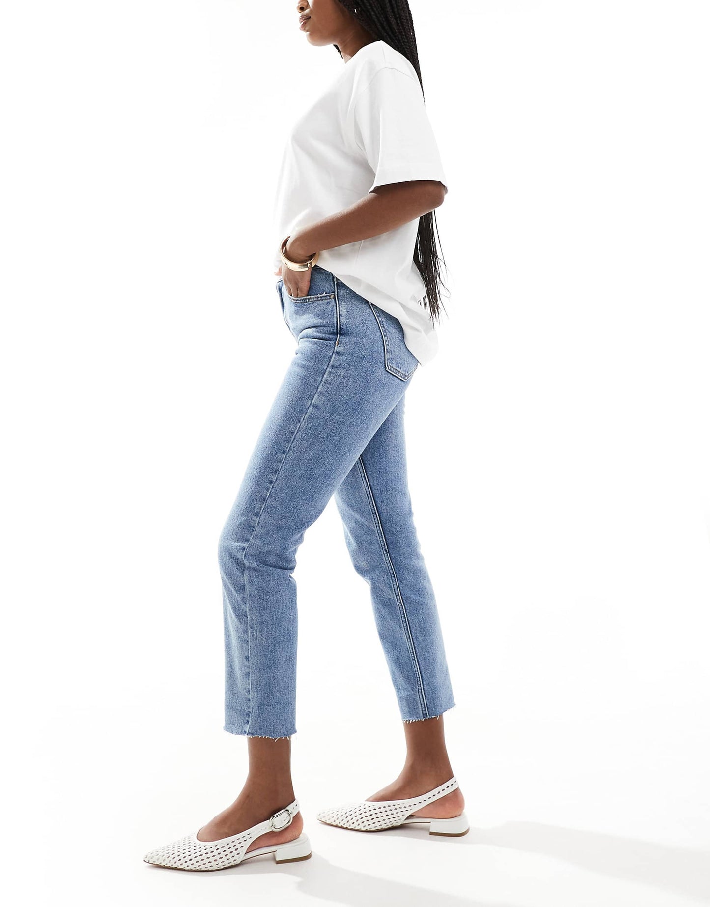 Emily High Waisted Straight Leg Jeans