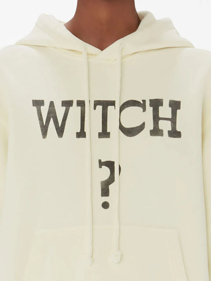 Slogan-Print Cotton Hoodie
