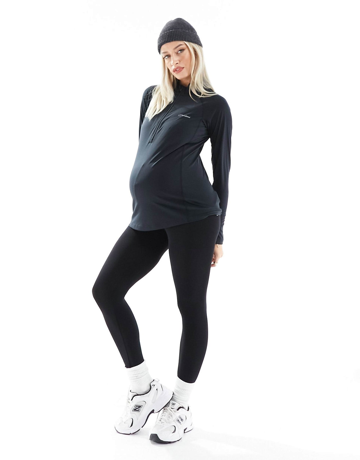 Maternity 24/7 Half-Zip Long Sleeve Tech Top