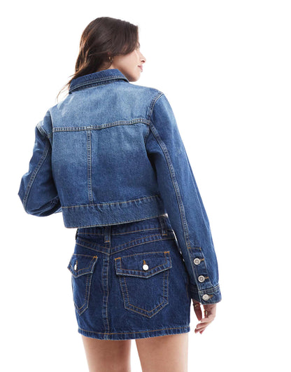 Cropped Denim Jacket