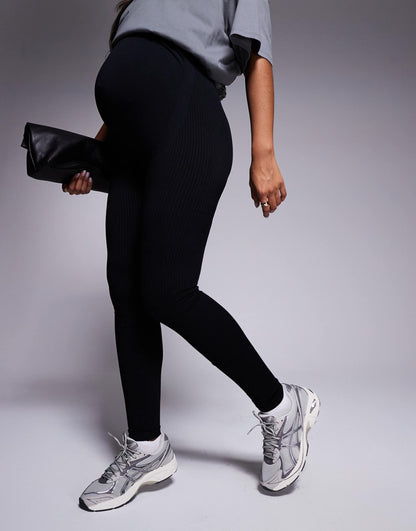 Maternity Icon Seamless Rib Gym Legging