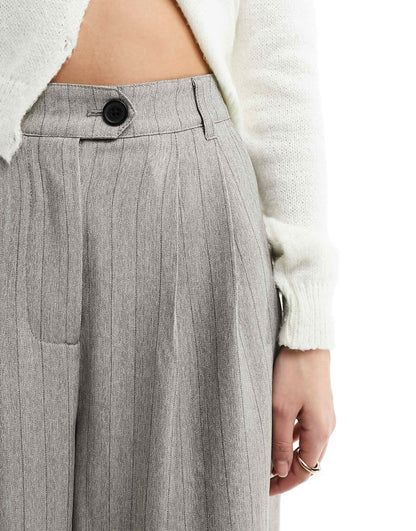 Tailored Wide Leg Trousers