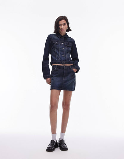 Co Ord Shrunken Denim Jacket