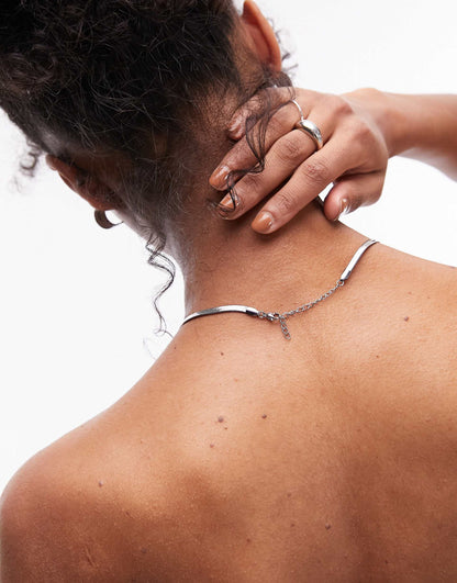 Polly Waterproof Stainless Steel Snake Chain Necklace