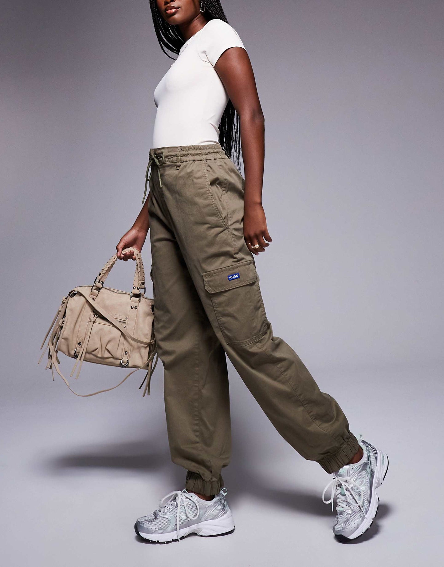 Cargo Cuffed Trousers