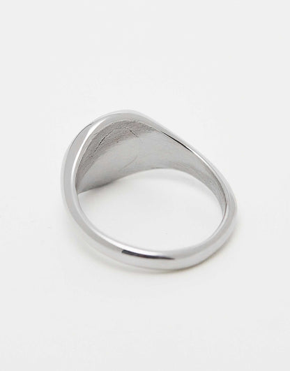 Waterproof Stainless Steel Signet Ring