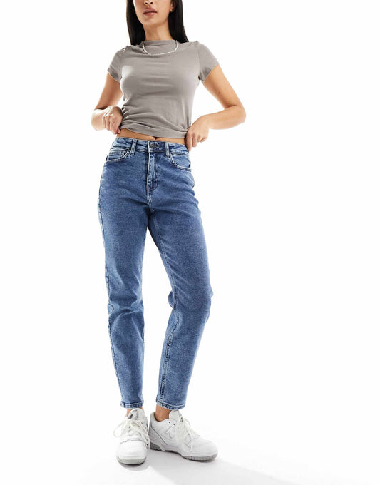 Moni High Waisted Straight Jeans