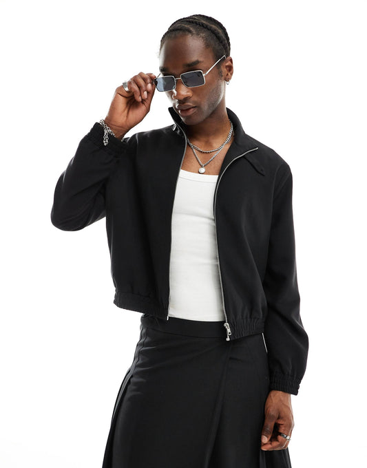 Co-Ord Tailored Harrington Jacket