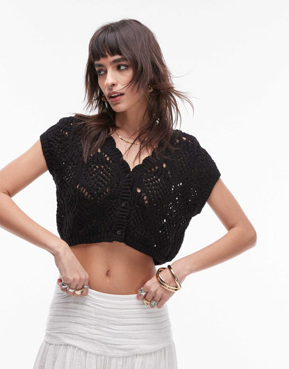 Knitted Stitchy Tank