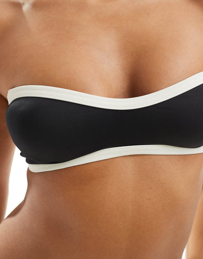 Contrast Bralet Bikini Top