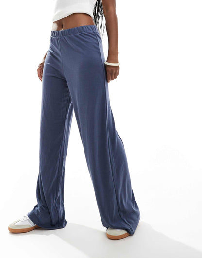 Straight Leg Casual Soft Trouser