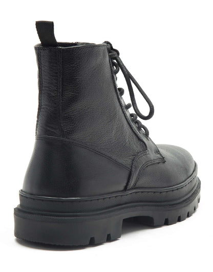 Clancy Lace Up Derby Leather Boots