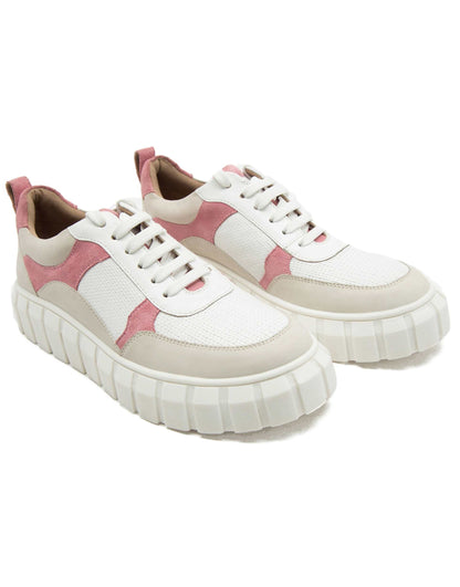 Lords Lightweight Walking Leather Lace-Up Trainers Shoes