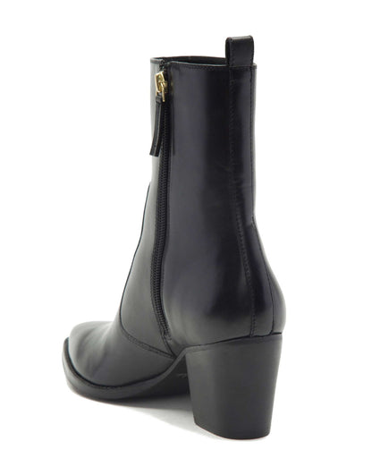 Tower Premium Leather Ankle Zip Boots