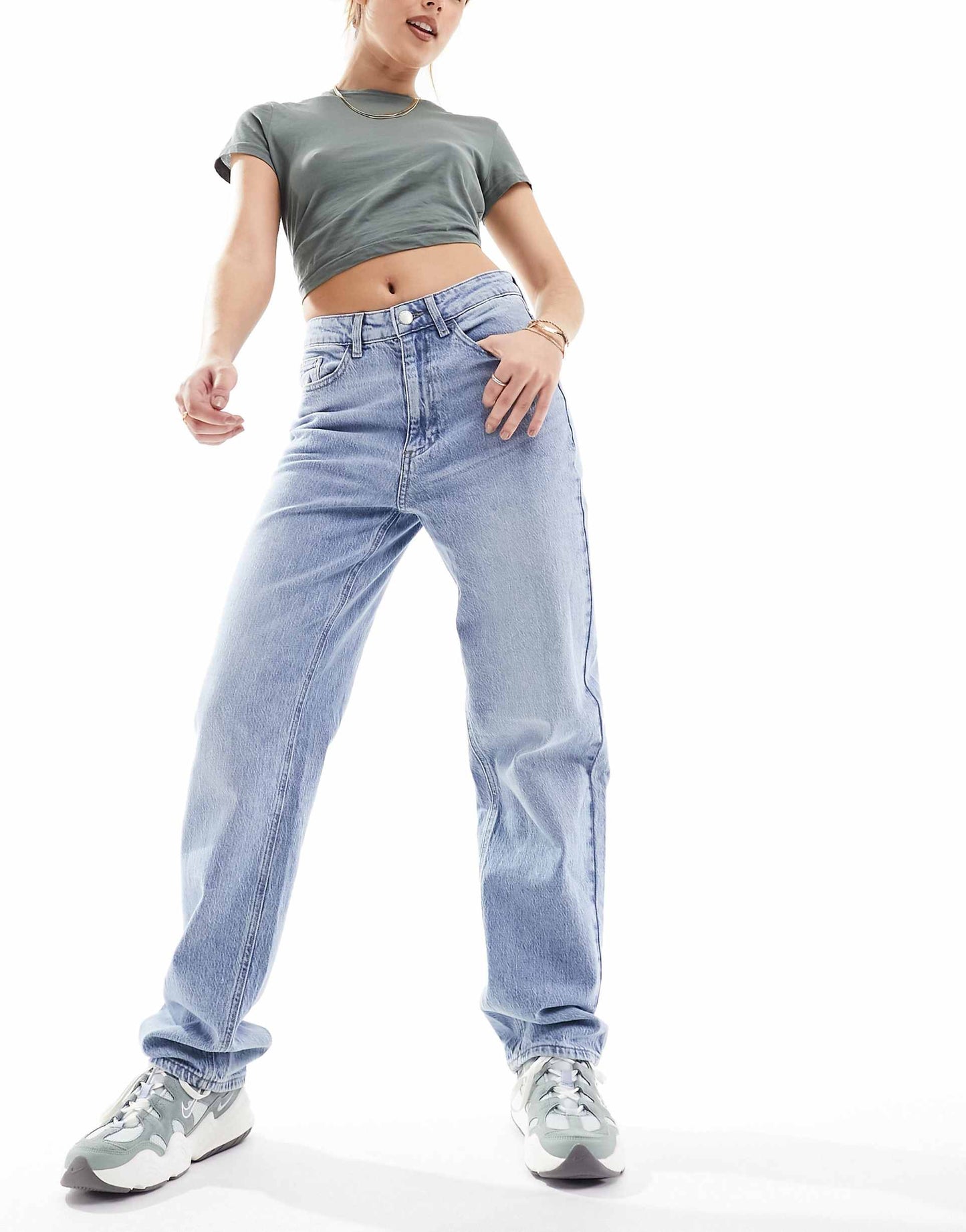 High Waisted Wide Leg Jeans